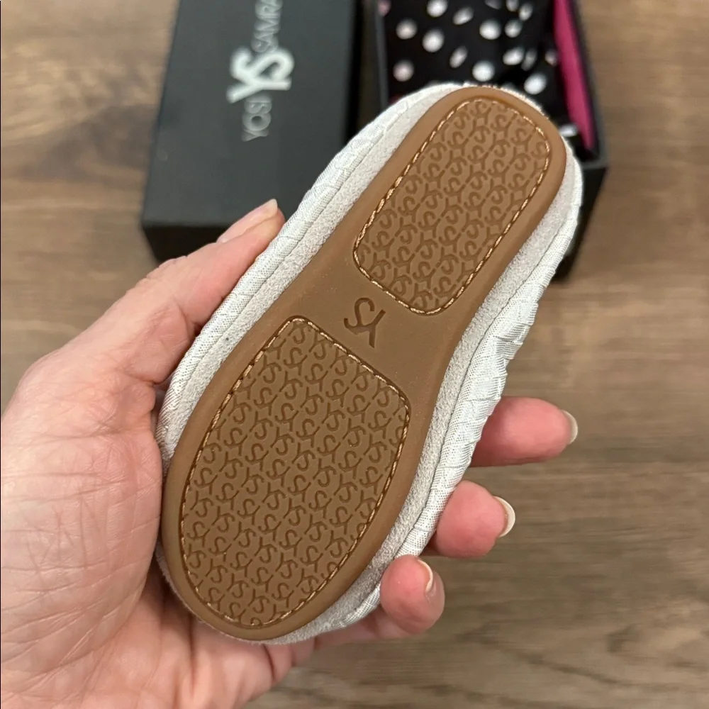 Yosi Samra Metallic Ballet Flats NIB